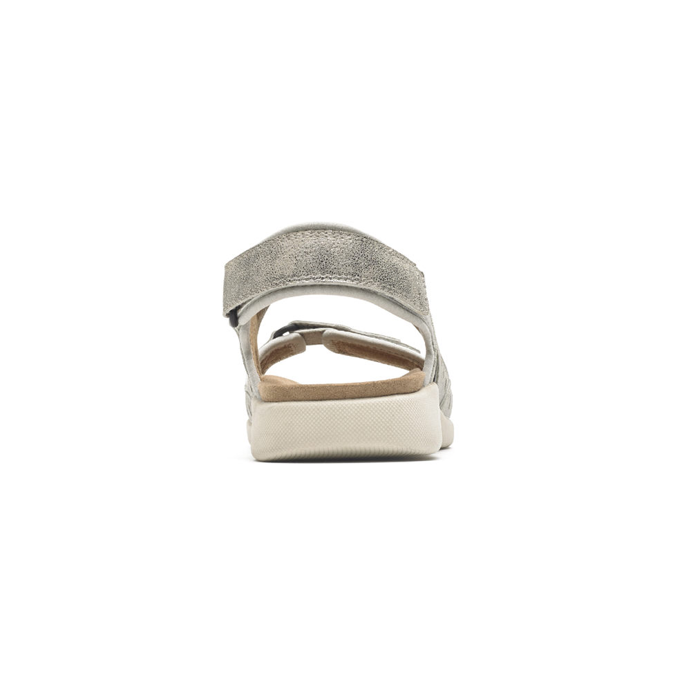 Rockport Womens Eileen Comfort - Sandals Silver - GZR064139